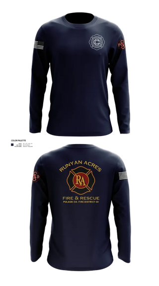 Long Sleeve Performance Shirt, RUNYAN ACRES FIRE DEPARTMENT, , Teamtime, Team time, sublimation, custom sports apparel, team uniforms, spirit wear, spiritwear, sports uniforms, custom shirts, team store, custom team store, fundraiser sports, apparel fundraiser