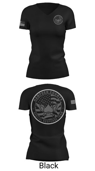 Womens Short Sleeve Vneck Shirt, Hampden County Special Response Team, Police, Teamtime, Team time, sublimation, custom sports apparel, team uniforms, spirit wear, spiritwear, sports uniforms, custom shirts, team store, custom team store, fundraiser sports, apparel fundraiser