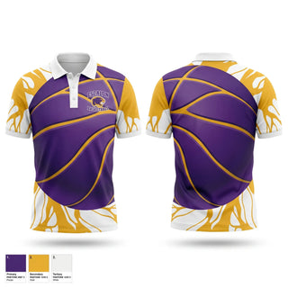 Short Sleeve Performance Polo, Escalon Cougars, Men's Basketball, Teamtime, Team time, sublimation, custom sports apparel, team uniforms, spirit wear, spiritwear, sports uniforms, custom shirts, team store, custom team store, fundraiser sports, apparel fundraiser