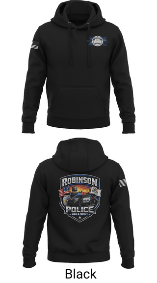 Hoodie, Robinson Police Department, Police, Teamtime, Team time, sublimation, custom sports apparel, team uniforms, spirit wear, spiritwear, sports uniforms, custom shirts, team store, custom team store, fundraiser sports, apparel fundraiser
