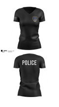 Bibb County BOE Police Department Women's Short Sleeve V-neck Shirt - 6