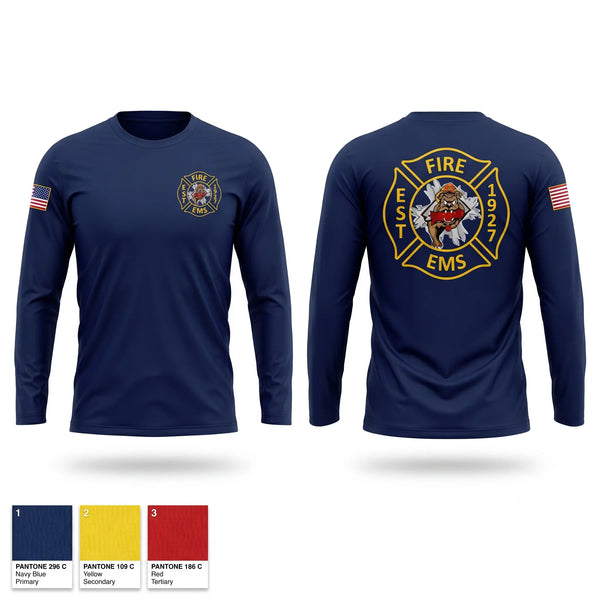 Long Sleeve Performance Shirt, Townsend Fire Company, Fire Department, Teamtime, Team time, sublimation, custom sports apparel, team uniforms, spirit wear, spiritwear, sports uniforms, custom shirts, team store, custom team store, fundraiser sports, apparel fundraiser