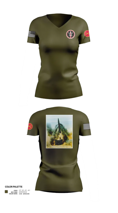 Us army medical command Women's Short Sleeve V-neck Shirt - 21