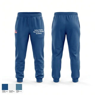 Sweatpants, United States Merchant Marine Academy, Navy, Teamtime, Team time, sublimation, custom sports apparel, team uniforms, spirit wear, spiritwear, sports uniforms, custom shirts, team store, custom team store, fundraiser sports, apparel fundraiser