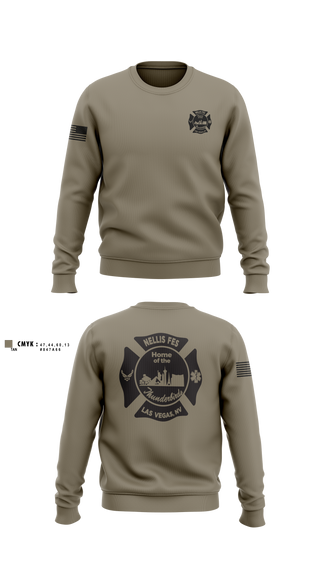 Crew Neck Sweatshirt, 99 CES/CEF, Air Force, Teamtime, Team time, sublimation, custom sports apparel, team uniforms, spirit wear, spiritwear, sports uniforms, custom shirts, team store, custom team store, fundraiser sports, apparel fundraiser