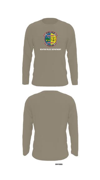 Long Sleeve Performance Shirt, Newton Police Department, Police, Teamtime, Team time, sublimation, custom sports apparel, team uniforms, spirit wear, spiritwear, sports uniforms, custom shirts, team store, custom team store, fundraiser sports, apparel fundraiser