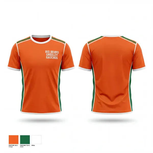 Short Sleeve Performance Shirt, Rio Bravo Greeley Gauchos, Women's Basketball, Teamtime, Team time, sublimation, custom sports apparel, team uniforms, spirit wear, spiritwear, sports uniforms, custom shirts, team store, custom team store, fundraiser sports, apparel fundraiser