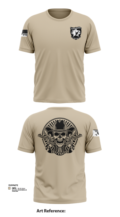Desperados 24416506 Short Sleeve Performance Shirt - 107