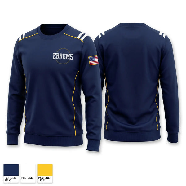 Crew Neck Sweatshirt, EBREMS, EMS/EMT, Teamtime, Team time, sublimation, custom sports apparel, team uniforms, spirit wear, spiritwear, sports uniforms, custom shirts, team store, custom team store, fundraiser sports, apparel fundraiser