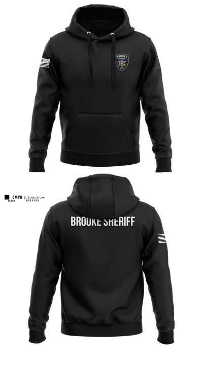Brooke County Sheriff’s Office 89315803 Hoodie - 100