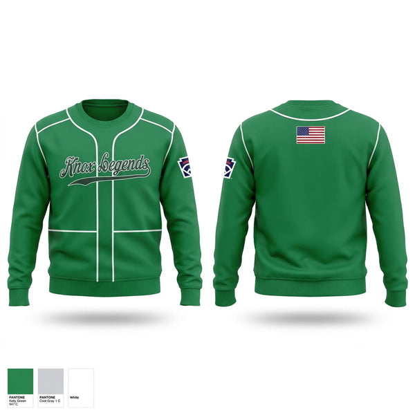 Crew Neck Sweatshirt, Knox Legends, Baseball, Teamtime, Team time, sublimation, custom sports apparel, team uniforms, spirit wear, spiritwear, sports uniforms, custom shirts, team store, custom team store, fundraiser sports, apparel fundraiser