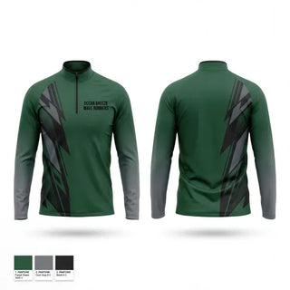 Quarter Zip Jacket, Ocean Breeze Wave Runners, Track & Field, Teamtime, Team time, sublimation, custom sports apparel, team uniforms, spirit wear, spiritwear, sports uniforms, custom shirts, team store, custom team store, fundraiser sports, apparel fundraiser