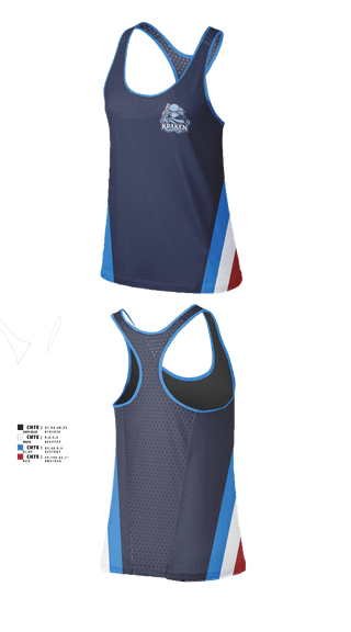 Tank Top, Kraken, Baseball, Teamtime, Team time, sublimation, custom sports apparel, team uniforms, spirit wear, spiritwear, sports uniforms, custom shirts, team store, custom team store, fundraiser sports, apparel fundraiser