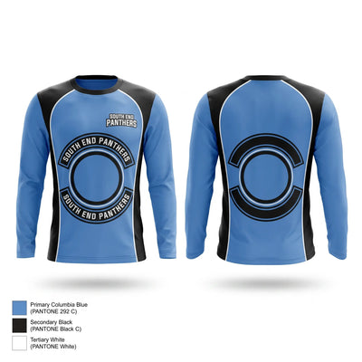 South End Panthers Long Sleeve Performance Shirt - 1