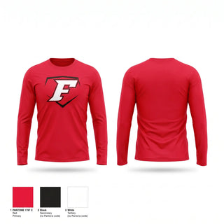 Long Sleeve Performance Shirt, Cap City Force - Gray, Softball, Teamtime, Team time, sublimation, custom sports apparel, team uniforms, spirit wear, spiritwear, sports uniforms, custom shirts, team store, custom team store, fundraiser sports, apparel fundraiser