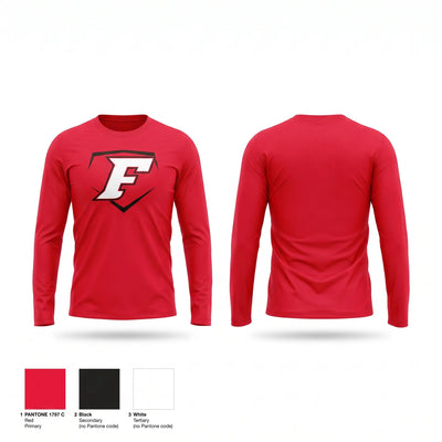 Cap City Force - Gray Long Sleeve Performance Shirt - 2