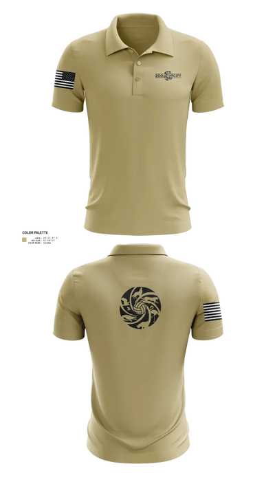 Zoo City 7733760 Short Sleeve Performance Polo - 42
