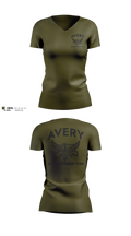Avery SRT Women's Short Sleeve V-neck Shirt - 11