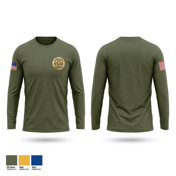 Long Sleeve Performance Shirt, Allendale County Sheriff’s Office, Police, Teamtime, Team time, sublimation, custom sports apparel, team uniforms, spirit wear, spiritwear, sports uniforms, custom shirts, team store, custom team store, fundraiser sports, apparel fundraiser