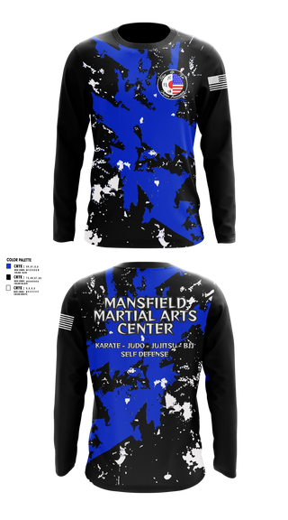 Long Sleeve Performance Shirt, Mansfield Martial Arts Center, , Teamtime, Team time, sublimation, custom sports apparel, team uniforms, spirit wear, spiritwear, sports uniforms, custom shirts, team store, custom team store, fundraiser sports, apparel fundraiser