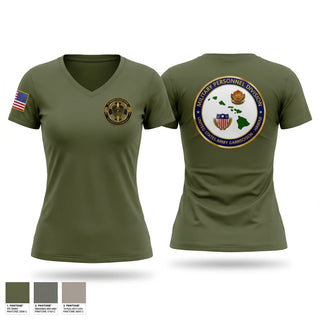 Womens Short Sleeve Vneck Shirt, RETIREMENT SERVICES OFFICE, Army, Teamtime, Team time, sublimation, custom sports apparel, team uniforms, spirit wear, spiritwear, sports uniforms, custom shirts, team store, custom team store, fundraiser sports, apparel fundraiser