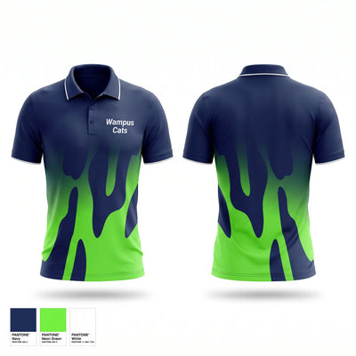 Wampus Cats Short Sleeve Performance Polo - 1
