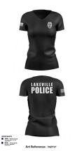 Lakeville Police Department 60717822 Women's Short Sleeve V-neck Shirt - 2