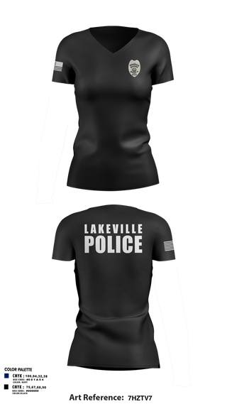 Womens Short Sleeve Vneck Shirt, Lakeville Police Department, , Teamtime, Team time, sublimation, custom sports apparel, team uniforms, spirit wear, spiritwear, sports uniforms, custom shirts, team store, custom team store, fundraiser sports, apparel fundraiser