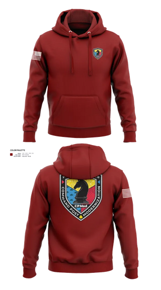 Hoodie, Command Post Modernization, , Teamtime, Team time, sublimation, custom sports apparel, team uniforms, spirit wear, spiritwear, sports uniforms, custom shirts, team store, custom team store, fundraiser sports, apparel fundraiser