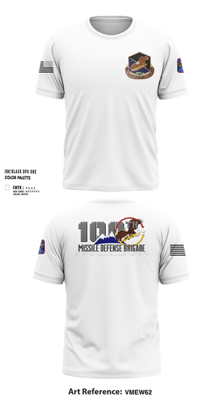 Short Sleeve Performance Shirt, 100th Missile Defense Brigade, , Teamtime, Team time, sublimation, custom sports apparel, team uniforms, spirit wear, spiritwear, sports uniforms, custom shirts, team store, custom team store, fundraiser sports, apparel fundraiser