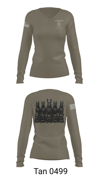 Womens Long Sleeve Vneck Shirt, 4th ID, , Teamtime, Team time, sublimation, custom sports apparel, team uniforms, spirit wear, spiritwear, sports uniforms, custom shirts, team store, custom team store, fundraiser sports, apparel fundraiser