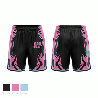 BAU SELECT Mens Reversible Basketball Shorts - 1