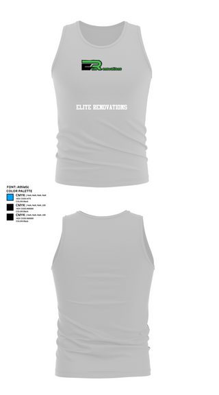 Tank Top, Elite Renovations, , Teamtime, Team time, sublimation, custom sports apparel, team uniforms, spirit wear, spiritwear, sports uniforms, custom shirts, team store, custom team store, fundraiser sports, apparel fundraiser