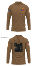 2ND PLT Ghosts Long Sleeve Performance Shirt with hood - 3