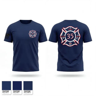 Old School Cotton Feel Shirt, Saxton Vol Fire Company, EMS/EMT, Teamtime, Team time, sublimation, custom sports apparel, team uniforms, spirit wear, spiritwear, sports uniforms, custom shirts, team store, custom team store, fundraiser sports, apparel fundraiser