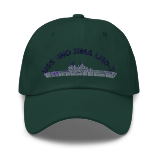 USS IWO JIMA LHD7 FRG Classic Dad Hat | Yupoong 6245CM