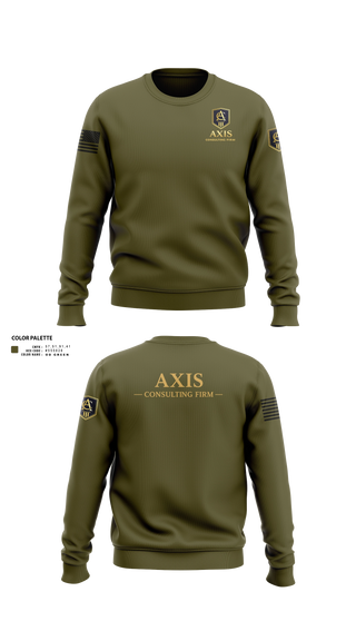 Crew Neck Sweatshirt, Axis Consulting Firm LLC, , Teamtime, Team time, sublimation, custom sports apparel, team uniforms, spirit wear, spiritwear, sports uniforms, custom shirts, team store, custom team store, fundraiser sports, apparel fundraiser