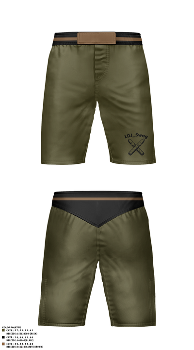 LDJ_Swag 97436943 Fight Shorts - 1