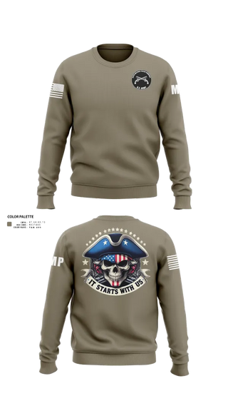 Crew Neck Sweatshirt, , Army, Teamtime, Team time, sublimation, custom sports apparel, team uniforms, spirit wear, spiritwear, sports uniforms, custom shirts, team store, custom team store, fundraiser sports, apparel fundraiser