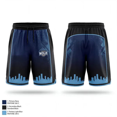🏀TEAM🏀NOLA🏀 13144266 Mens Reversible Basketball Shorts - 1