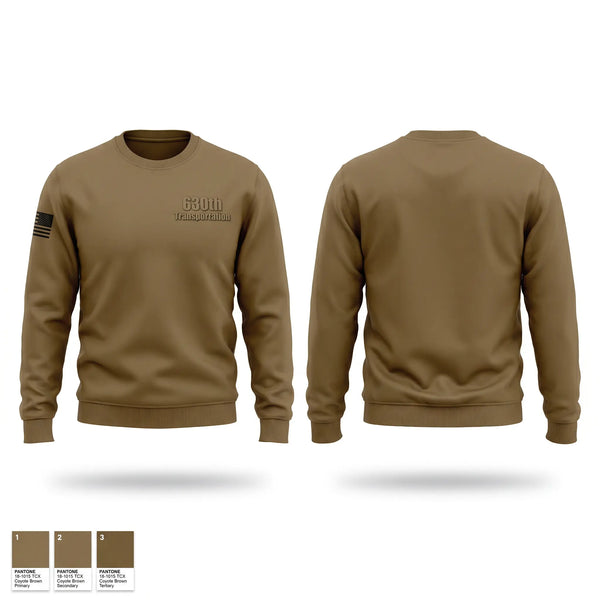 Crew Neck Sweatshirt, 630th Transportation, Army, Teamtime, Team time, sublimation, custom sports apparel, team uniforms, spirit wear, spiritwear, sports uniforms, custom shirts, team store, custom team store, fundraiser sports, apparel fundraiser