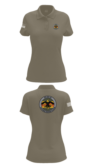 Womens Short Sleeve Performance Polo, MICO GSB 5TH GROUP EW PLATOON, , Teamtime, Team time, sublimation, custom sports apparel, team uniforms, spirit wear, spiritwear, sports uniforms, custom shirts, team store, custom team store, fundraiser sports, apparel fundraiser