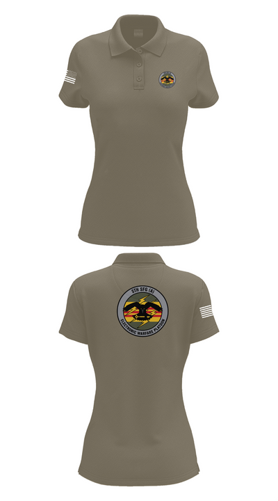 MICO GSB 5TH GROUP EW PLATOON 16265952 Women's Short Sleeve Performance Polo  - 74