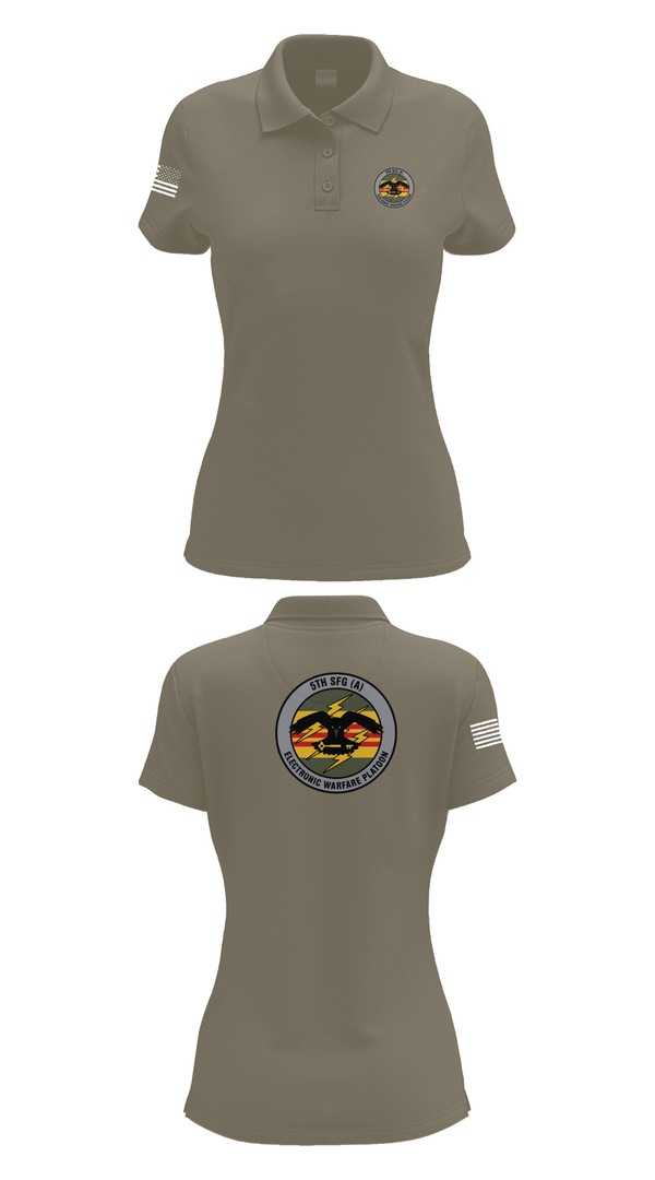 Womens Short Sleeve Performance Polo, MICO GSB 5TH GROUP EW PLATOON, , Teamtime, Team time, sublimation, custom sports apparel, team uniforms, spirit wear, spiritwear, sports uniforms, custom shirts, team store, custom team store, fundraiser sports, apparel fundraiser