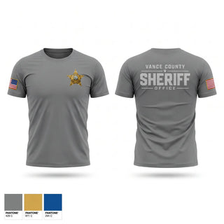 Short Sleeve Performance Shirt, Vance County Sheriff Office, Police, Teamtime, Team time, sublimation, custom sports apparel, team uniforms, spirit wear, spiritwear, sports uniforms, custom shirts, team store, custom team store, fundraiser sports, apparel fundraiser
