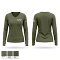 Verplanck Fire Dist Women's Long Sleeve V-neck Shirt - 1
