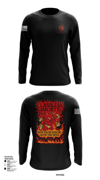 Long Sleeve Performance Shirt, Classless Society, , Teamtime, Team time, sublimation, custom sports apparel, team uniforms, spirit wear, spiritwear, sports uniforms, custom shirts, team store, custom team store, fundraiser sports, apparel fundraiser