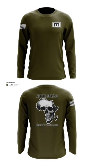 Long Sleeve Performance Shirt, 180th ESC, Army, Teamtime, Team time, sublimation, custom sports apparel, team uniforms, spirit wear, spiritwear, sports uniforms, custom shirts, team store, custom team store, fundraiser sports, apparel fundraiser