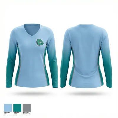Lowell Little League 29237848 Women's Long Sleeve V-neck Shirt - 1