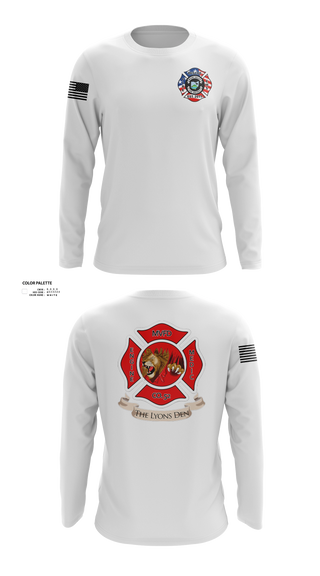 Long Sleeve Performance Shirt, Company 52, Fire Department, Teamtime, Team time, sublimation, custom sports apparel, team uniforms, spirit wear, spiritwear, sports uniforms, custom shirts, team store, custom team store, fundraiser sports, apparel fundraiser